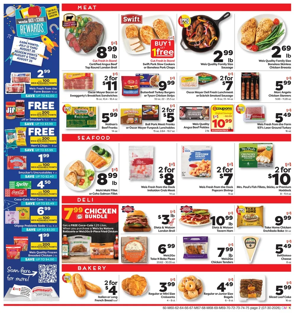 Weis Markets Weekly Ad (July 30 – August 12, 2026) Preview - Image 2 July 30 - August 5