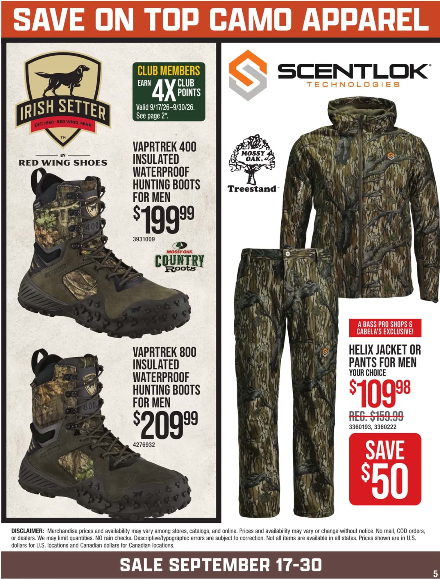 Bass Pro Shops Weekly Ad (September 17 - 30, 2026) - Page