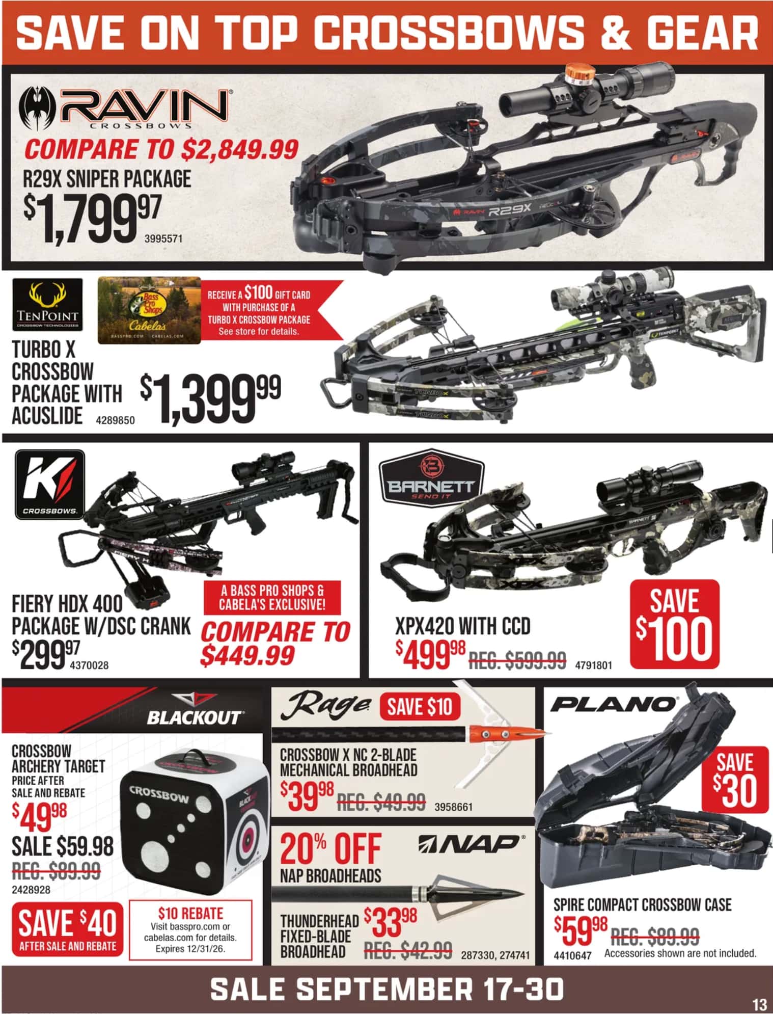 Bass Pro Shops Weekly Ad (September 17 - 30, 2026) - Page
