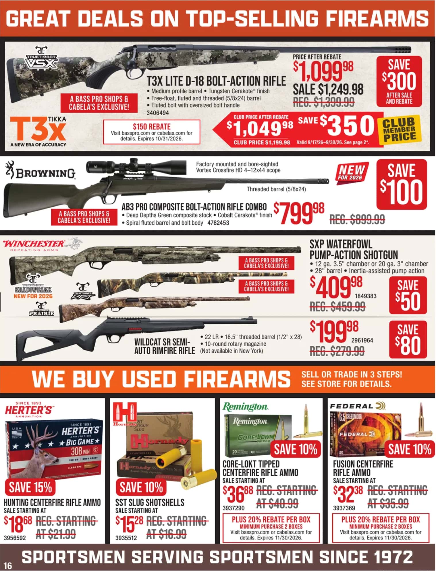 Bass Pro Shops Weekly Ad (September 17 - 30, 2026) - Page