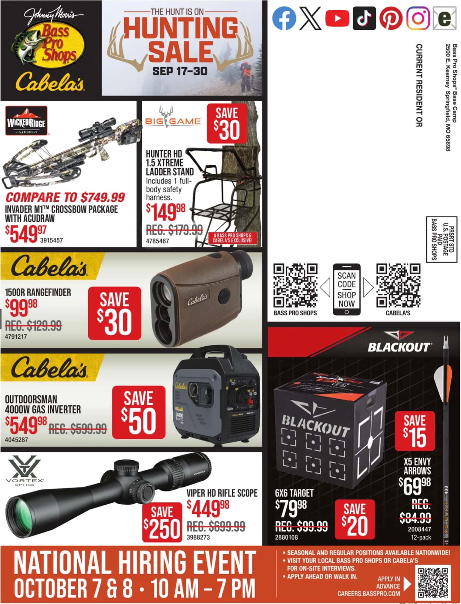 Bass Pro Shops Weekly Ad (September 17 - 30, 2026) - Page