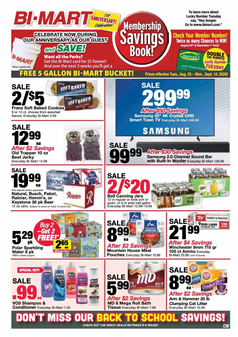 Bi Mart Weekly Ad (September 15 - 28, 2026) Preview - Page