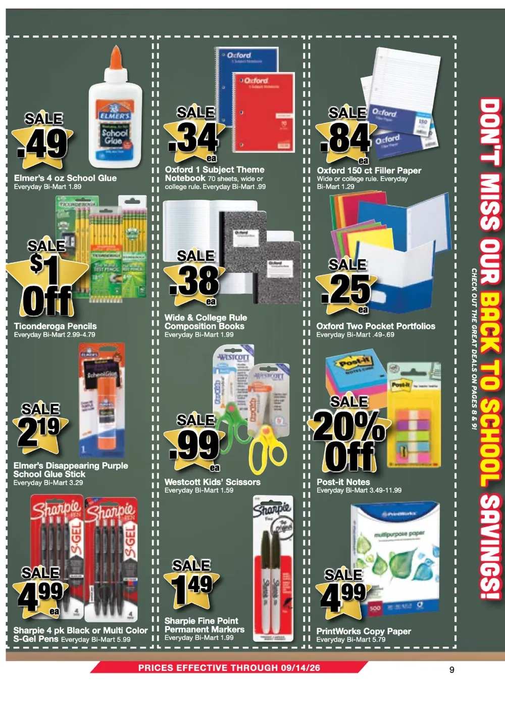 Bi Mart Weekly Ad (September 15 - 28, 2026) Preview - Page