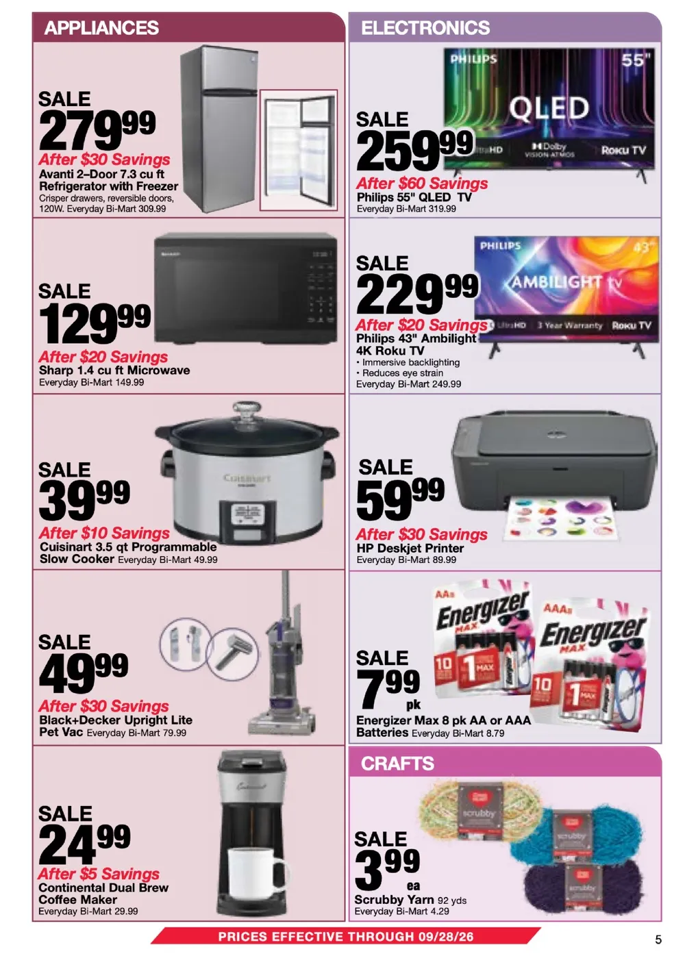 Bi Mart Weekly Ad (September 15 - 28, 2026) Preview - Page