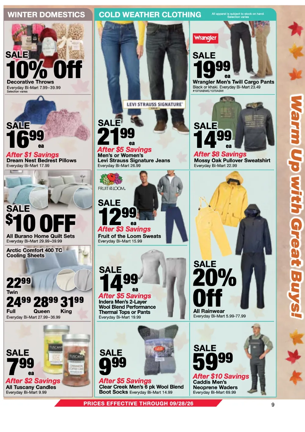 Bi Mart Weekly Ad (September 15 - 28, 2026) Preview - Page