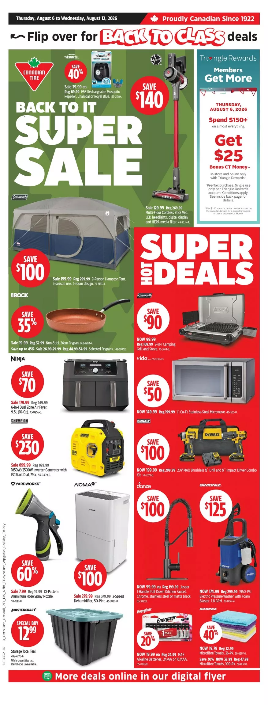 Canadian Tire Flyer (August 6 - 12, 2026) Preview - Image 1 August 6 - 12