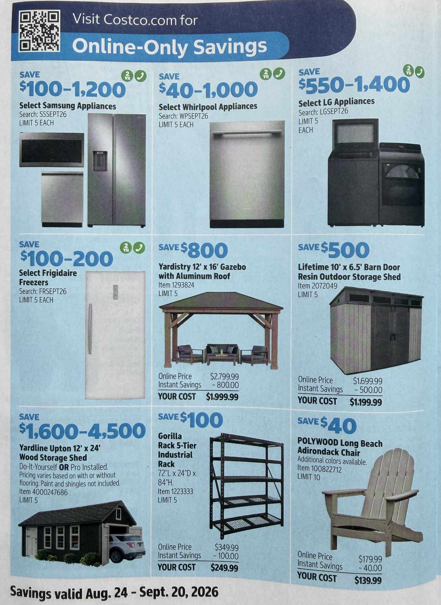 Costco Weekly Ad (September 21 - October 18, 2026) Preview - Page