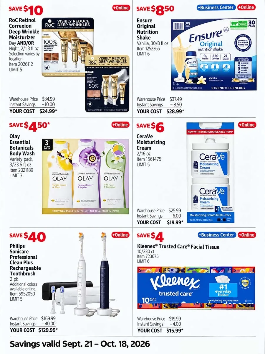 Costco Weekly Ad (September 21 - October 18, 2026) Preview - Page