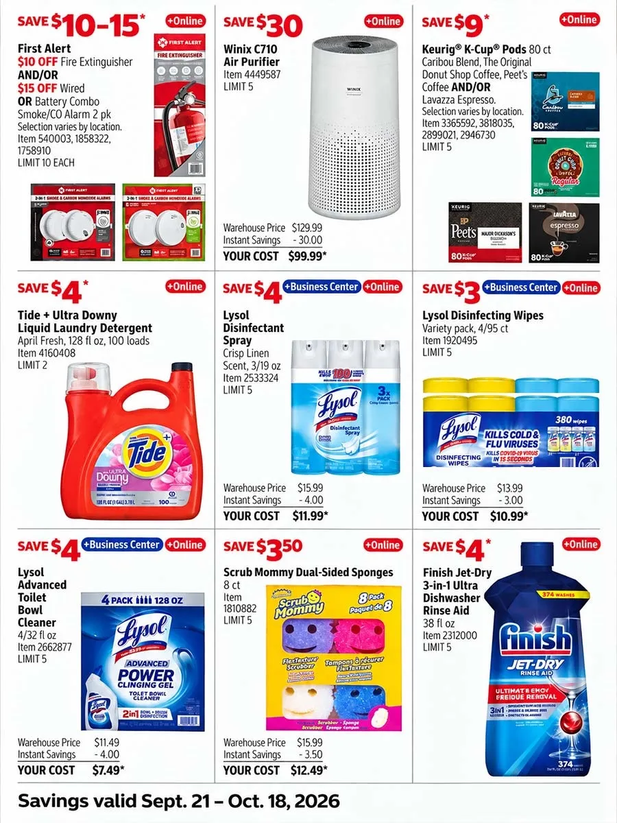 Costco Weekly Ad (September 21 - October 18, 2026) Preview - Page