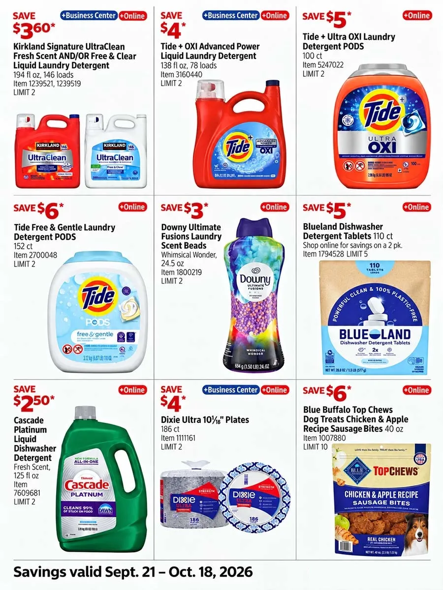Costco Weekly Ad (September 21 - October 18, 2026) Preview - Page