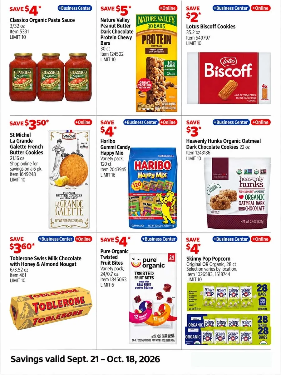 Costco Weekly Ad (September 21 - October 18, 2026) Preview - Page