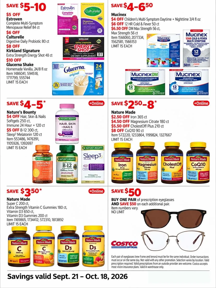 Costco Weekly Ad (September 21 - October 18, 2026) Preview - Page