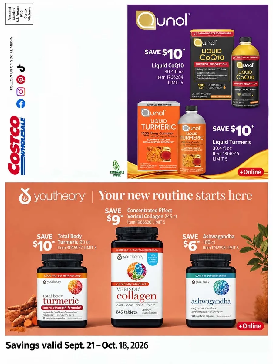 Costco Weekly Ad (September 21 - October 18, 2026) Preview - Page