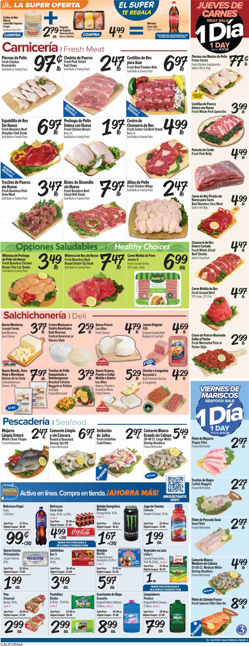 El Super Weekly Ad (September 2 - 8, 2026) Preview - Image 3 El Super Weekly Ad (September 2 - 8, 2026) Preview - Page