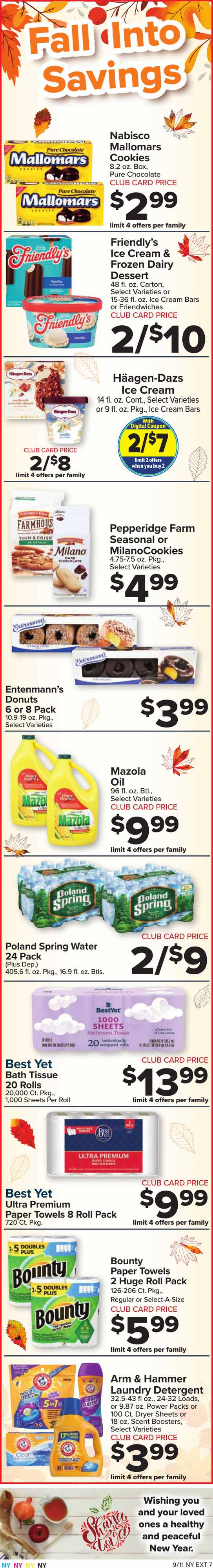 Foodtown Weekly Ad (September 18 - 24, 2026) Preview - Page