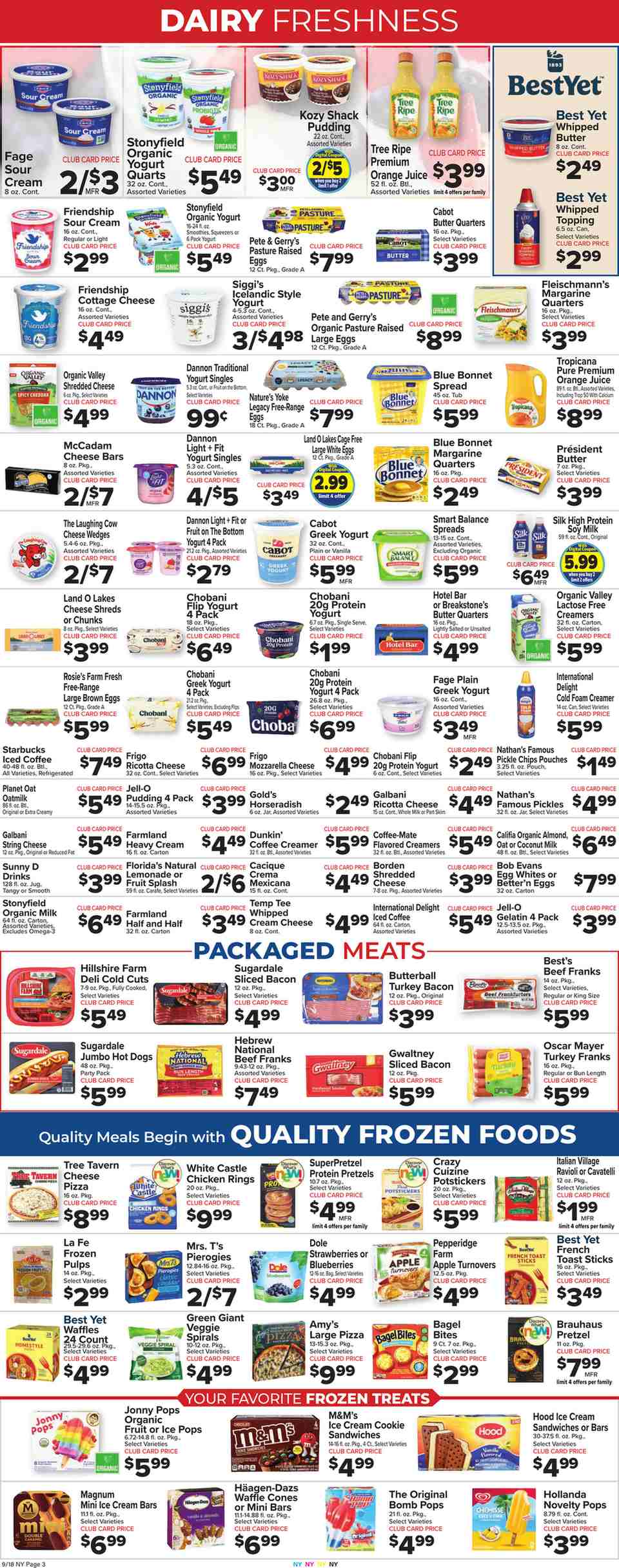 Foodtown Weekly Ad (September 18 - 24, 2026) Preview - Page