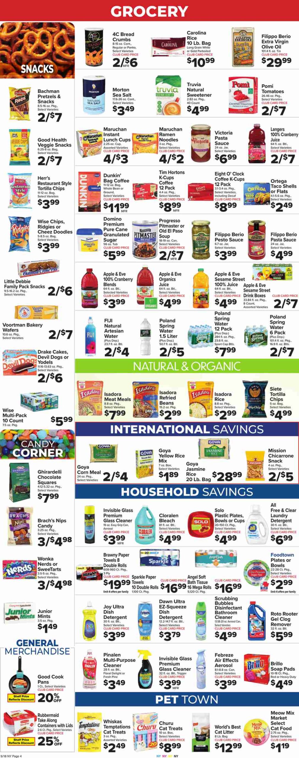Foodtown Weekly Ad (September 18 - 24, 2026) Preview - Page