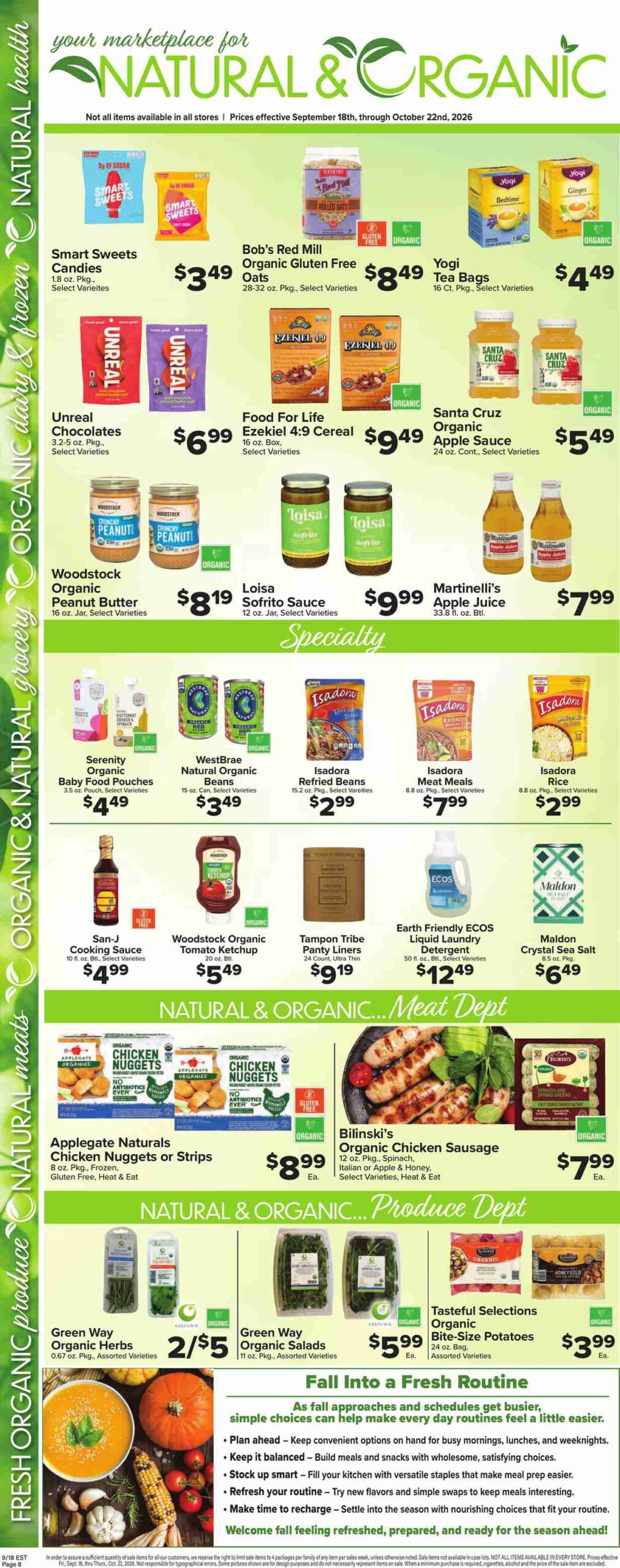 Foodtown Weekly Ad (September 18 - 24, 2026) Preview - Page