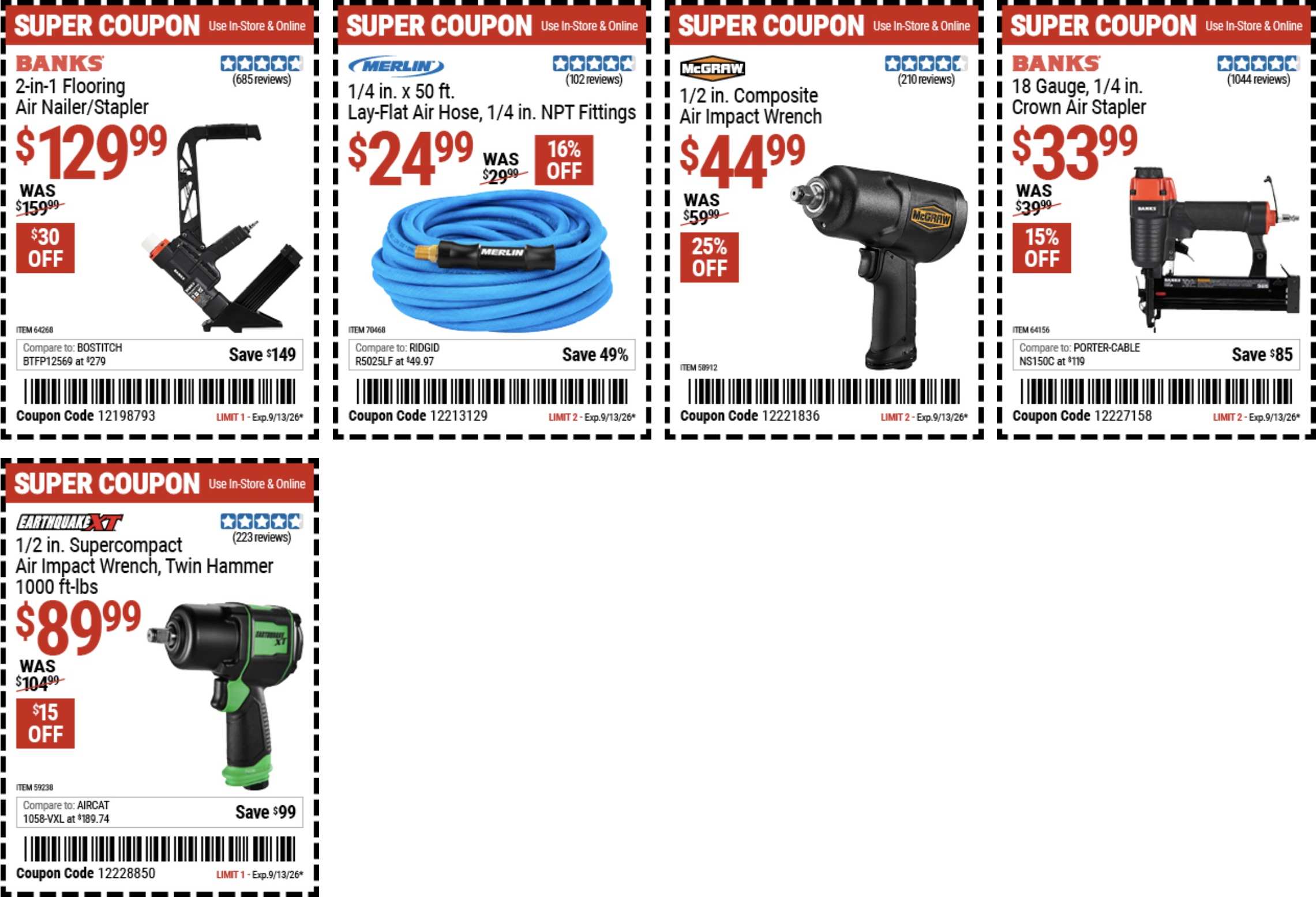 Harbor Freight Weekly Ad (September 1 - 14, 2026) Preview - Image 3 Harbor Freight Weekly Ad (September 1 - 14, 2026) Preview - Page