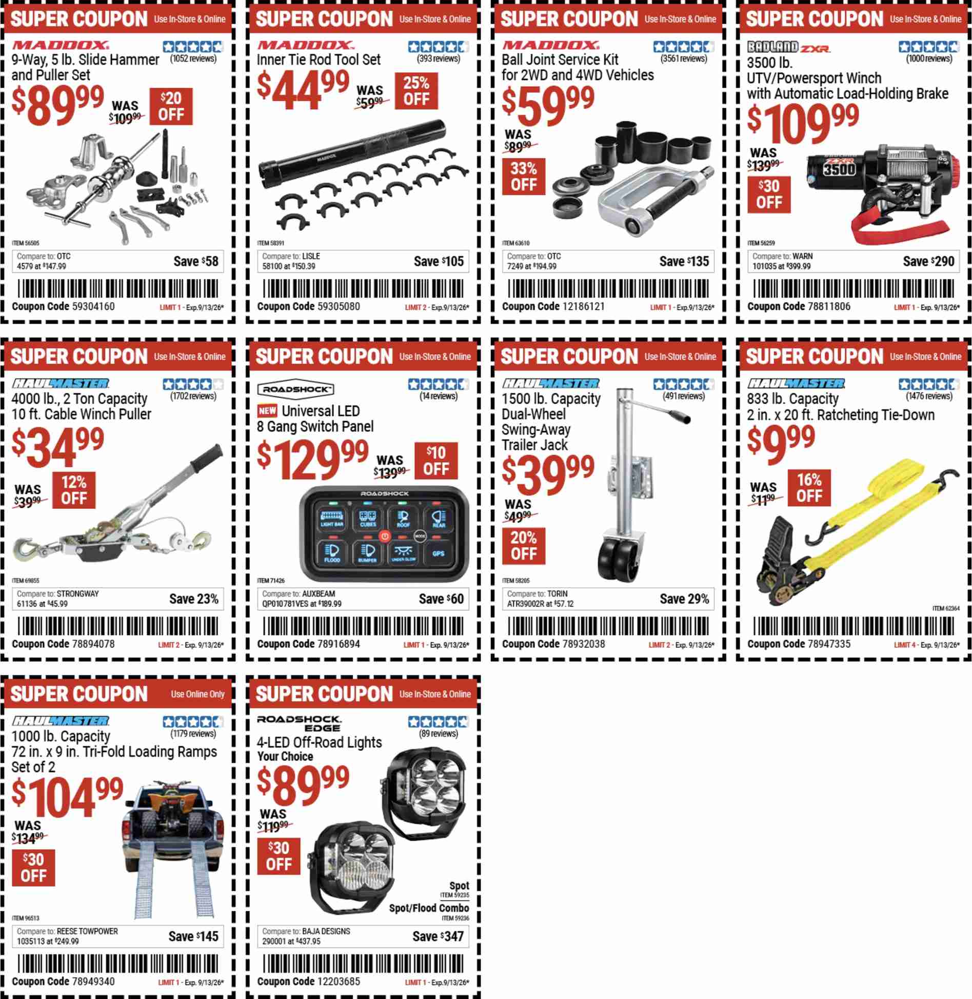 Harbor Freight Weekly Ad (September 1 - 14, 2026) Preview - Image 5 Harbor Freight Weekly Ad (September 1 - 14, 2026) Preview - Page
