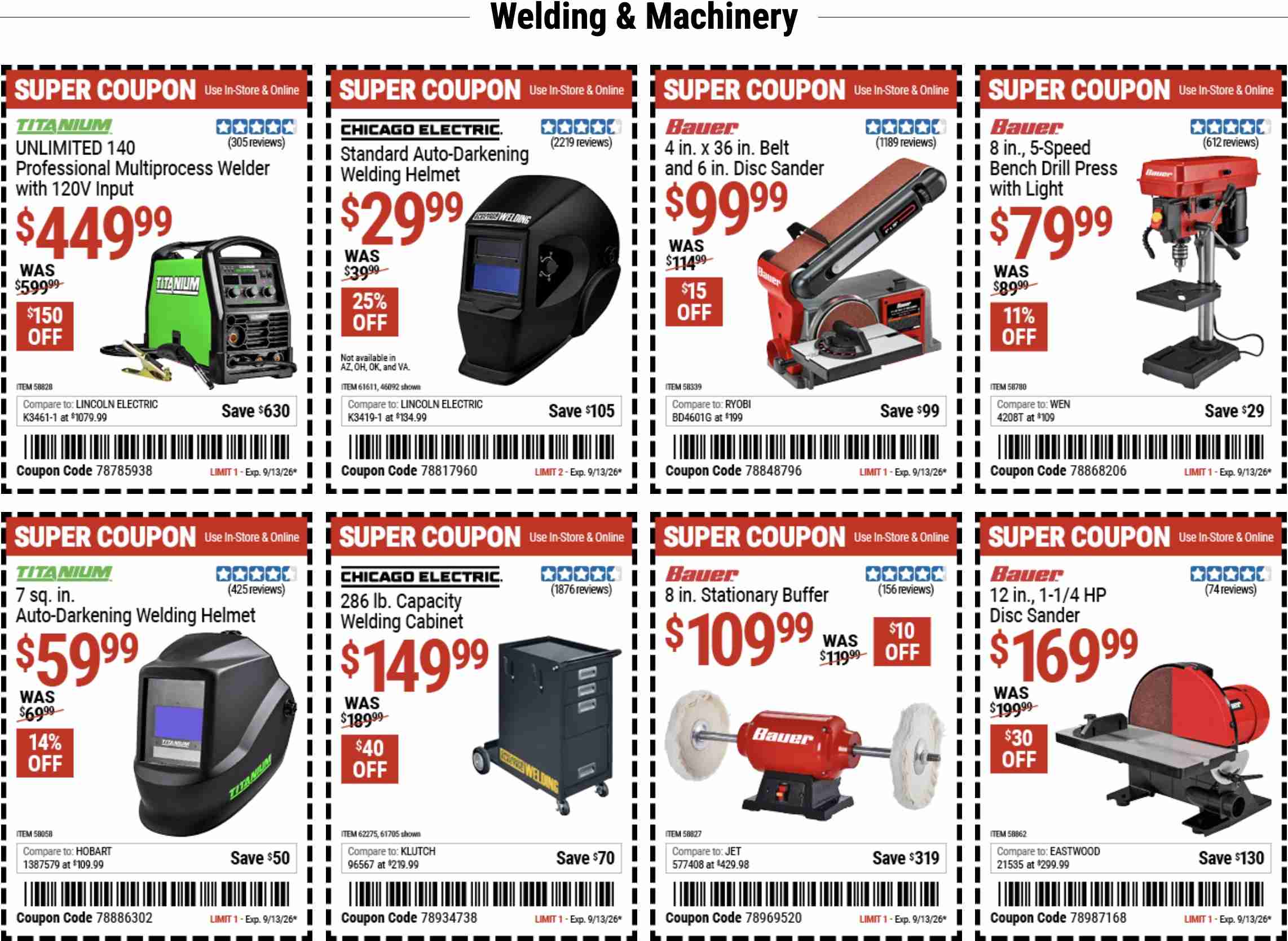 Harbor Freight Weekly Ad (September 1 - 14, 2026) Preview - Image 12 Harbor Freight Weekly Ad (September 1 - 14, 2026) Preview - Page
