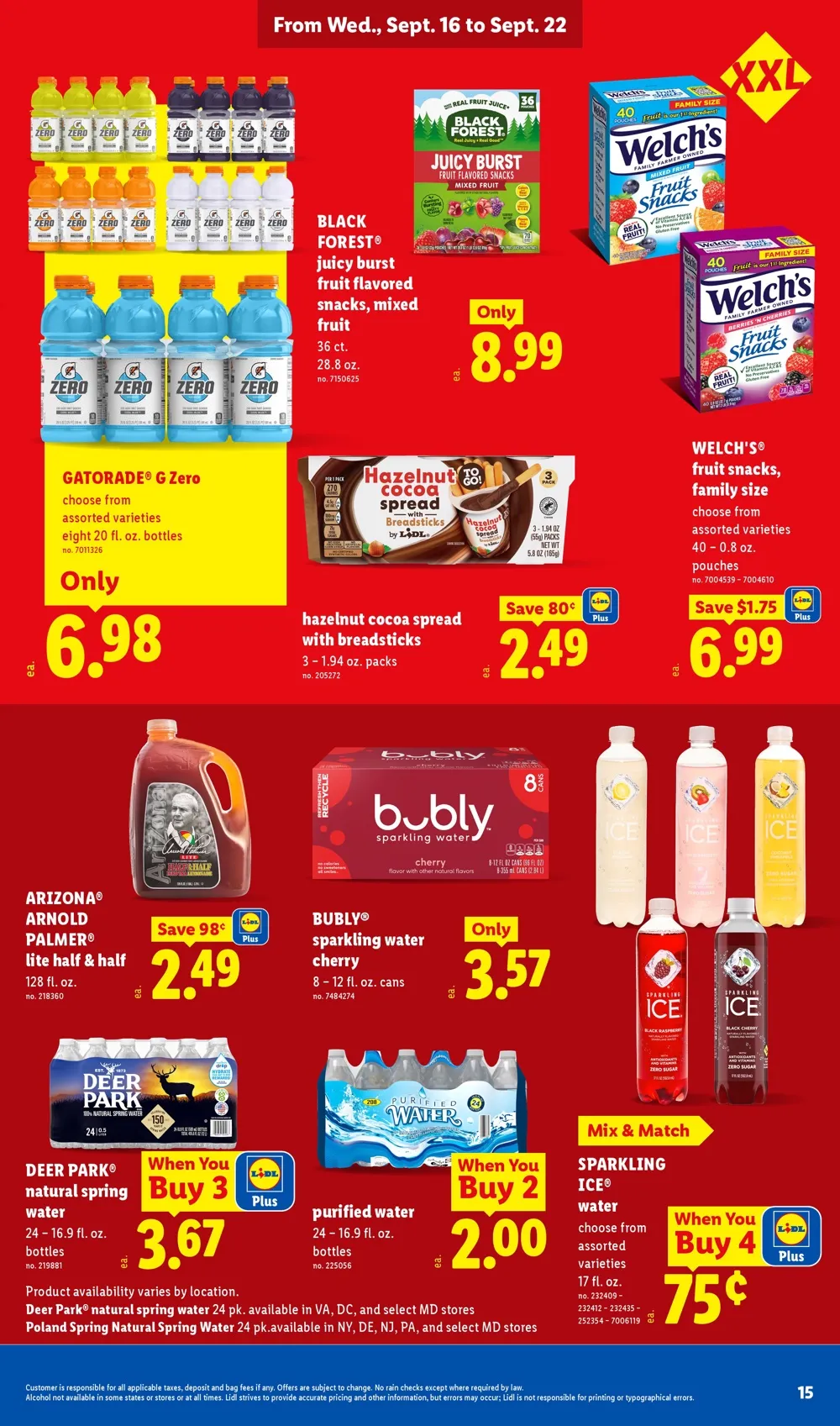 Lidl Weekly Ad (September 16 - 22, 2026) Preview - Page