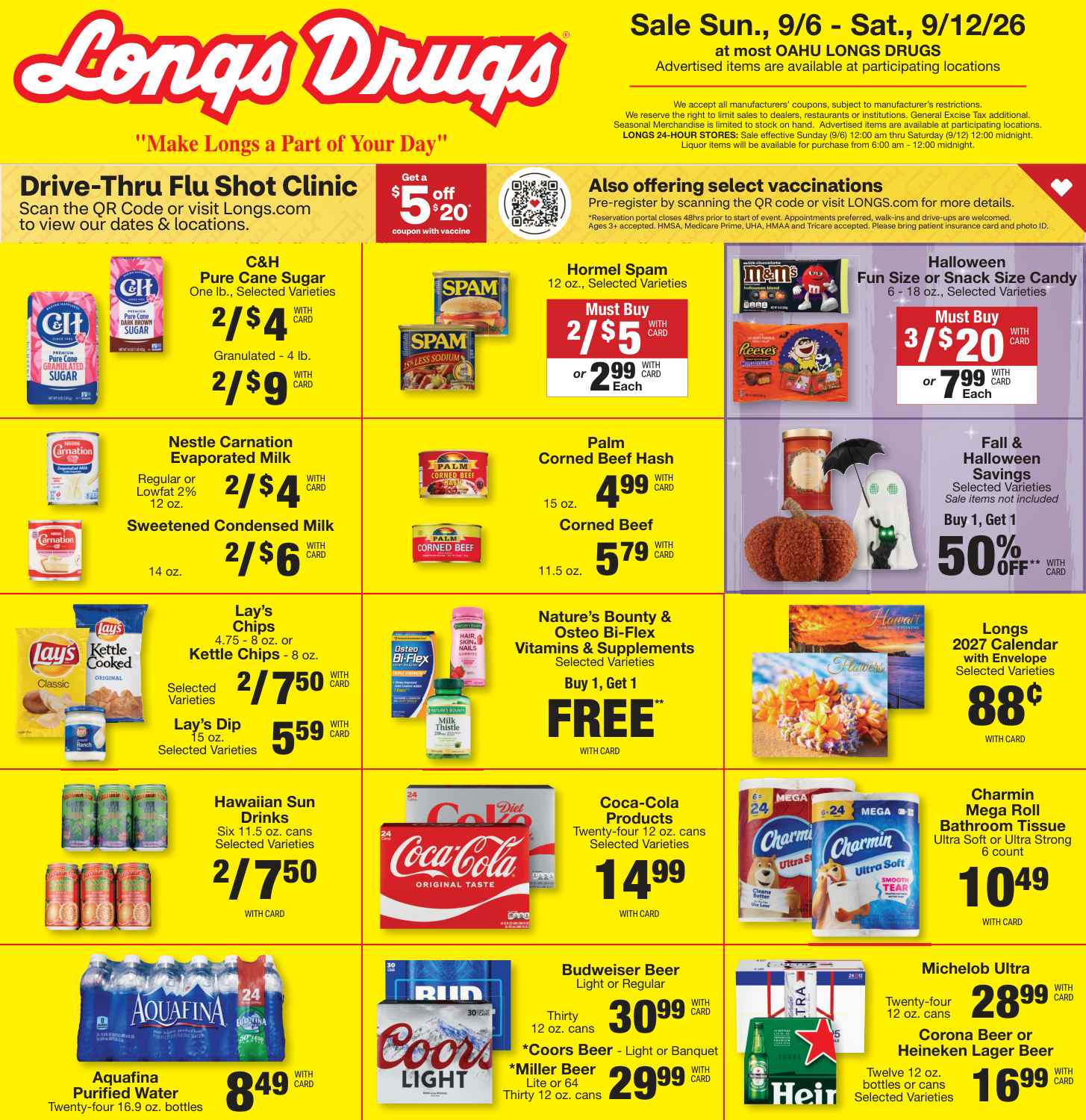 Longs Weekly Ad (September 13 - 19, 2026) Preview - Page