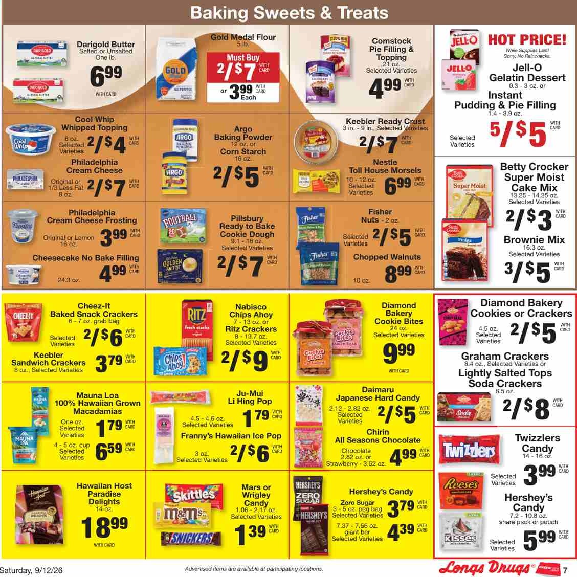 Longs Weekly Ad (September 13 - 19, 2026) Preview - Page