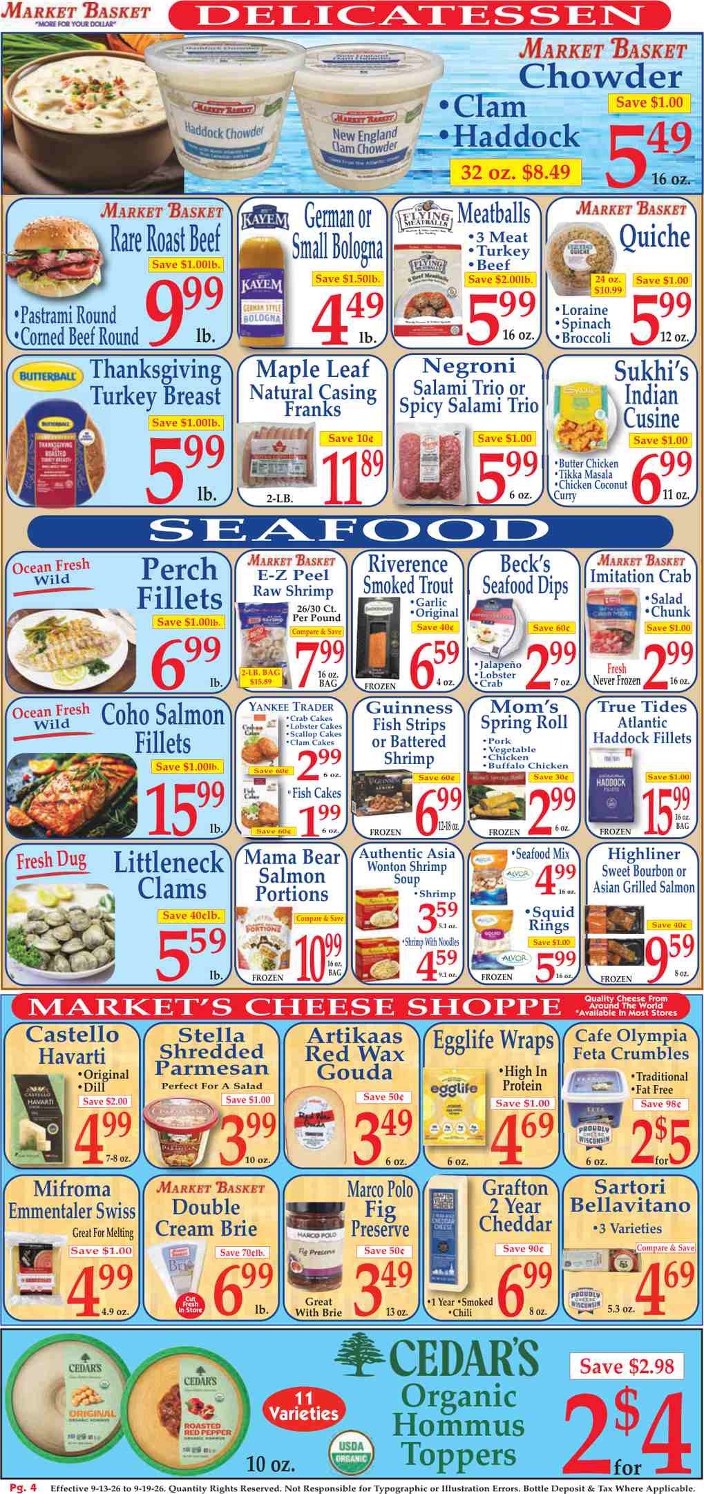 Market Basket Weekly Ad (September 13 - 19, 2026) Preview - Page