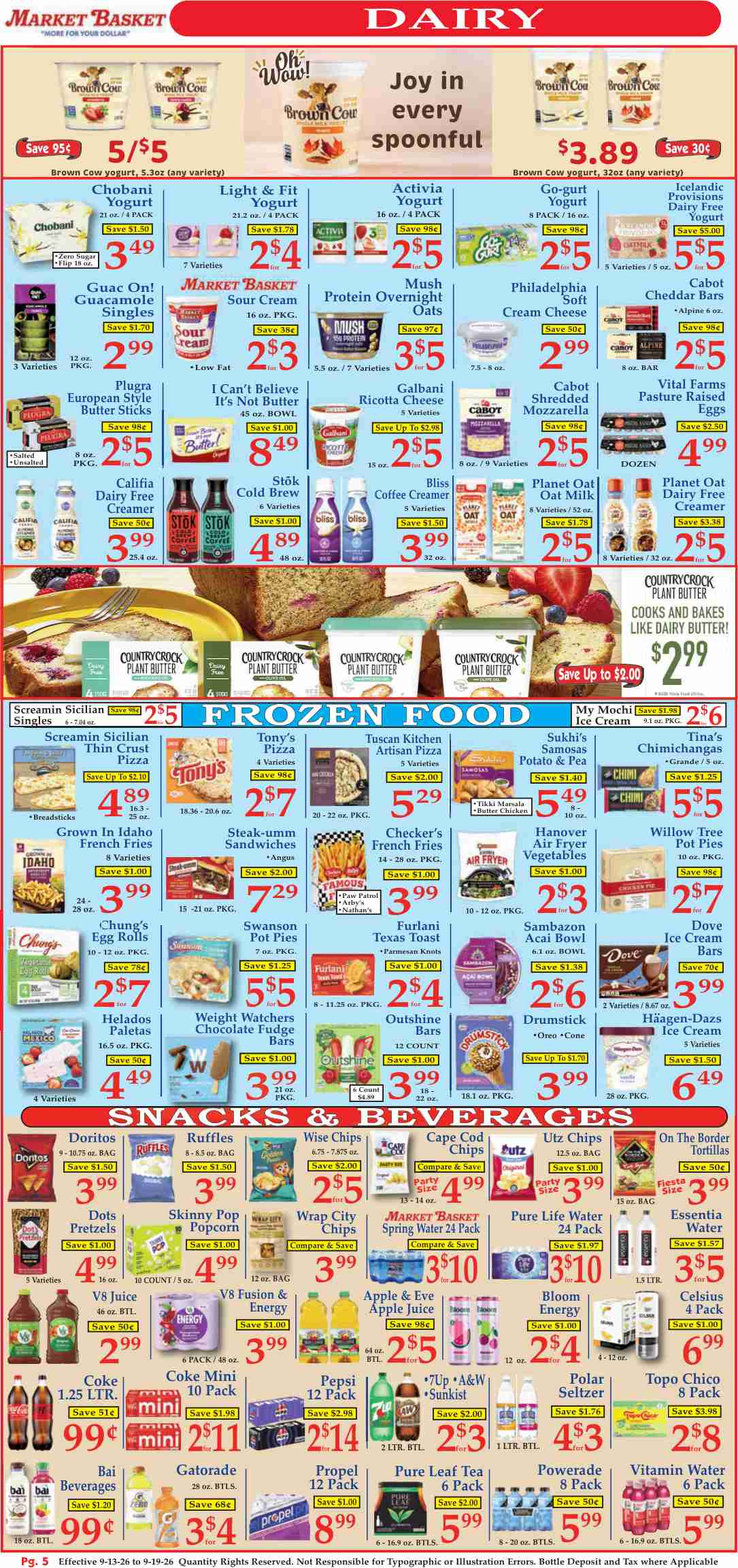 Market Basket Weekly Ad (September 13 - 19, 2026) Preview - Page