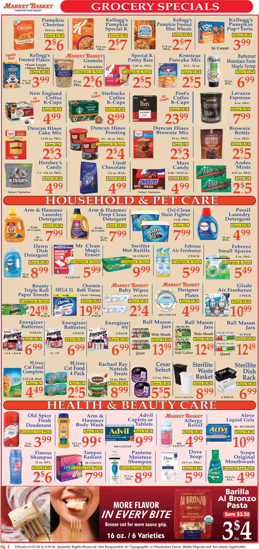 Market Basket Weekly Ad (September 13 - 19, 2026) Preview - Page