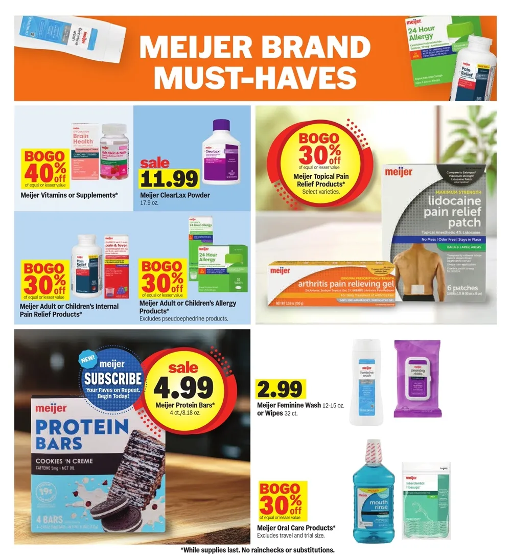 Meijer Weekly Ad (September 16 - 22, 2026) Preview - Page