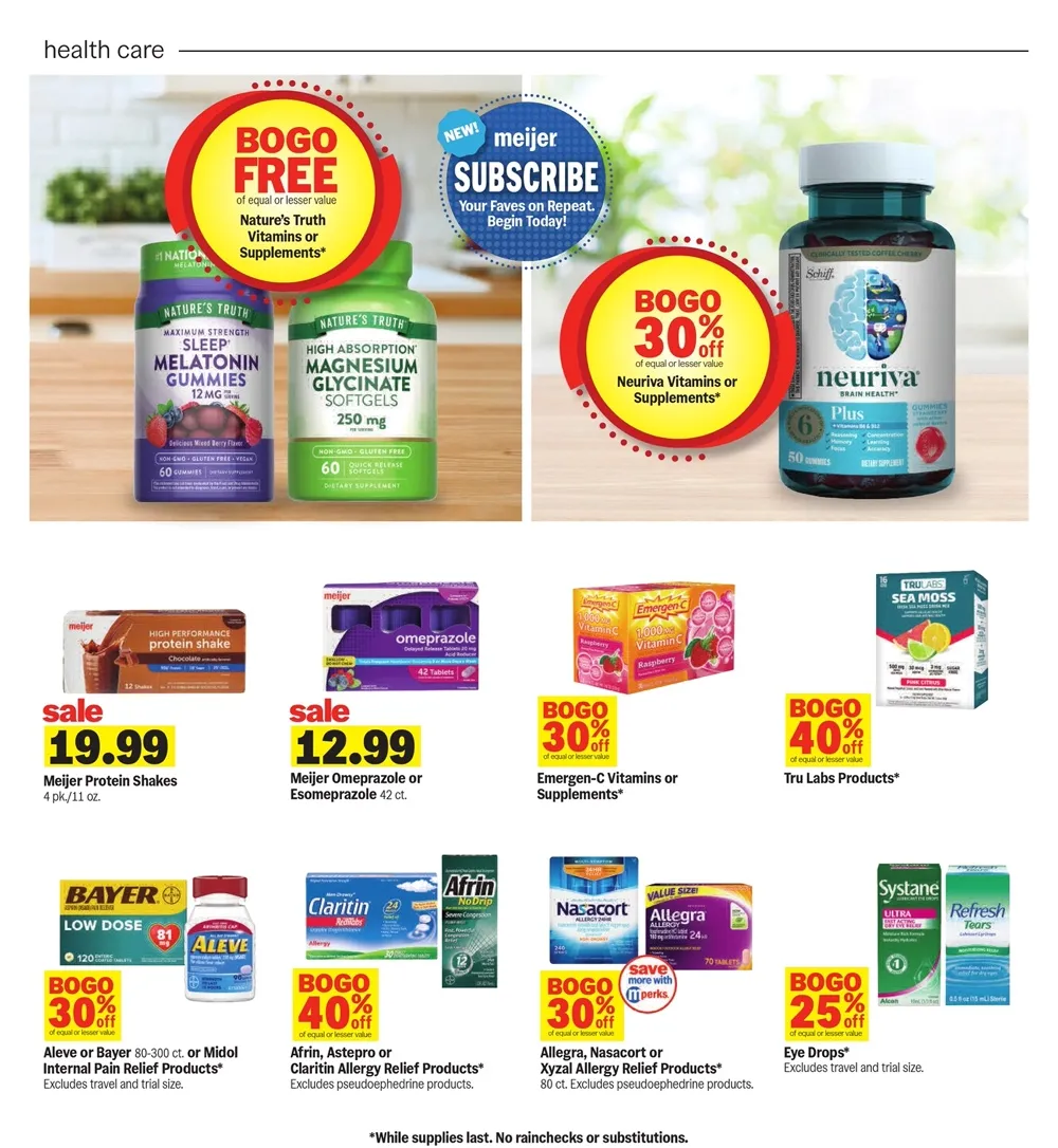 Meijer Weekly Ad (September 16 - 22, 2026) Preview - Page