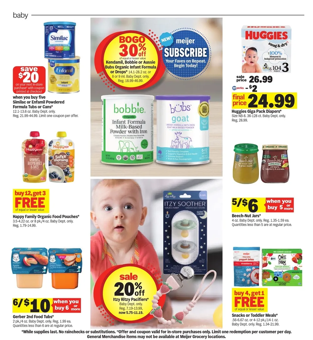 Meijer Weekly Ad (September 16 - 22, 2026) Preview - Page