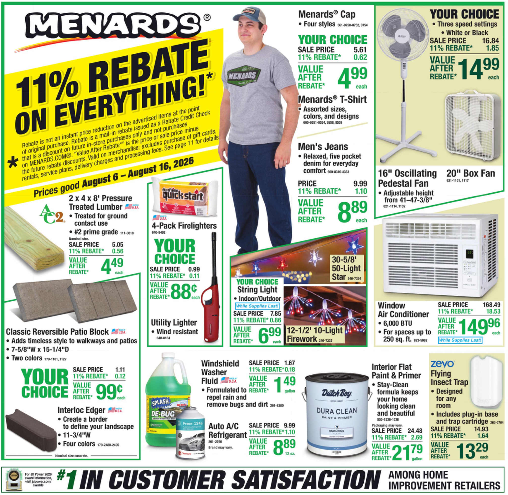 Menards Weekly Ad (August 6 - 16, 2026) Preview - Image 1 August 6 - 16