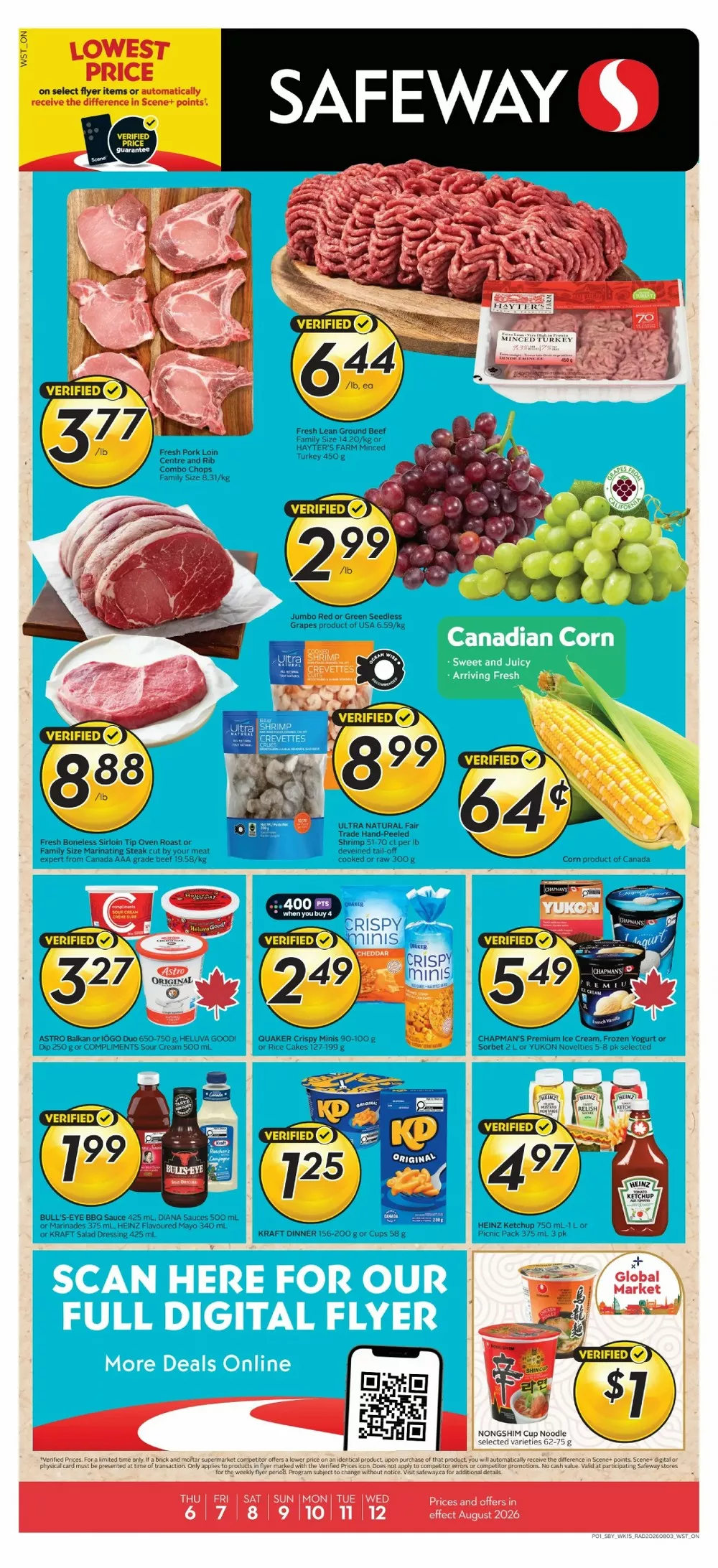Safeway Flyer (August 6 - 12, 2026) Preview - Image 1 August 6 - 12