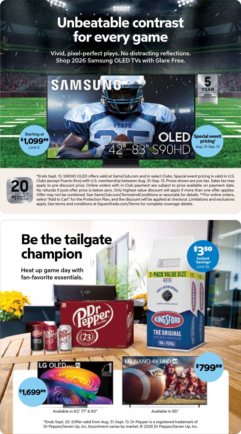 Sam’s Club Ad (August 26 - September 20, 2026) Preview - Image 15 Sam’s Club Ad (August 26 - September 20, 2026) Preview - Page