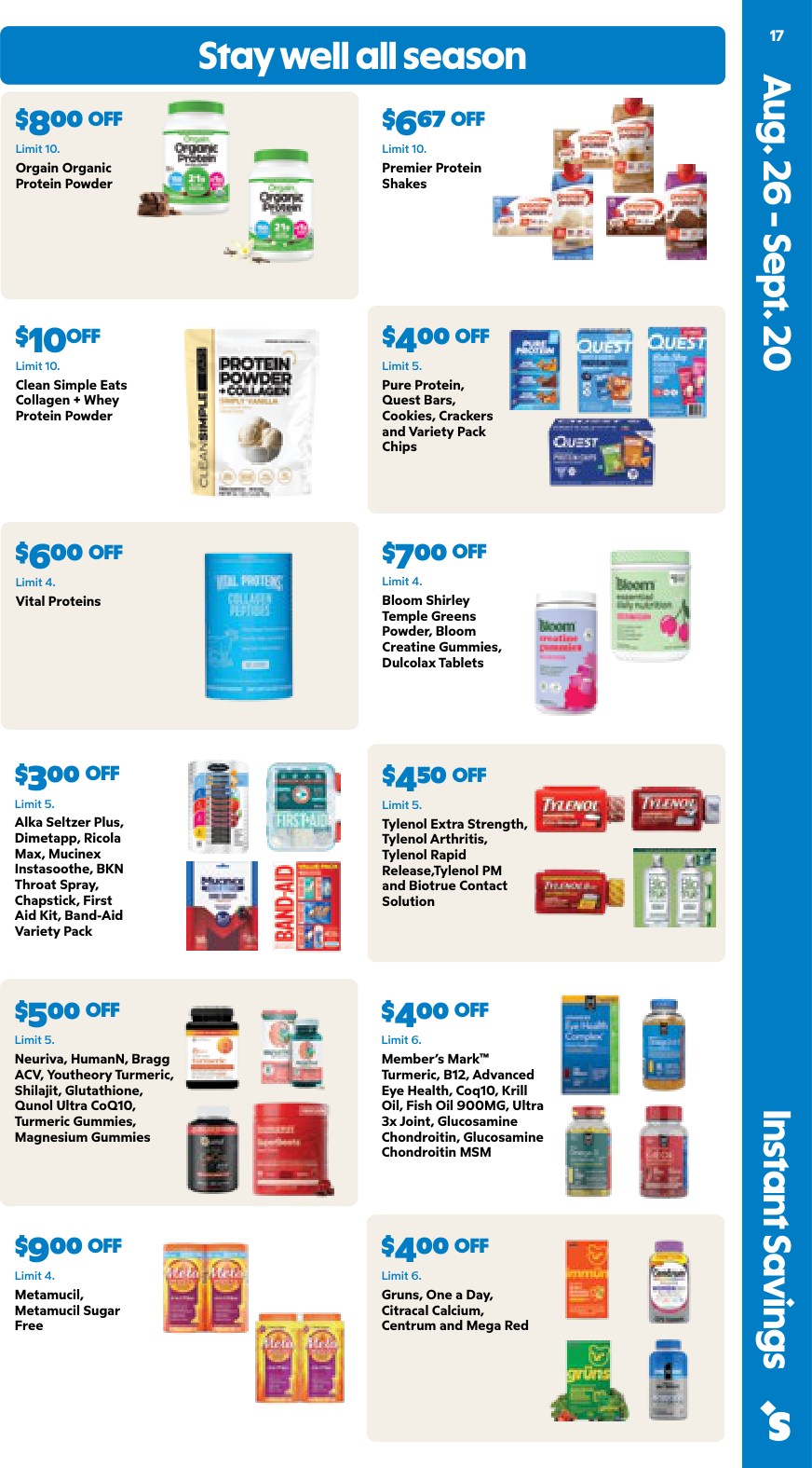Sam’s Club Ad (August 26 - September 20, 2026) Preview - Image 17 Sam’s Club Ad (August 26 - September 20, 2026) Preview - Page