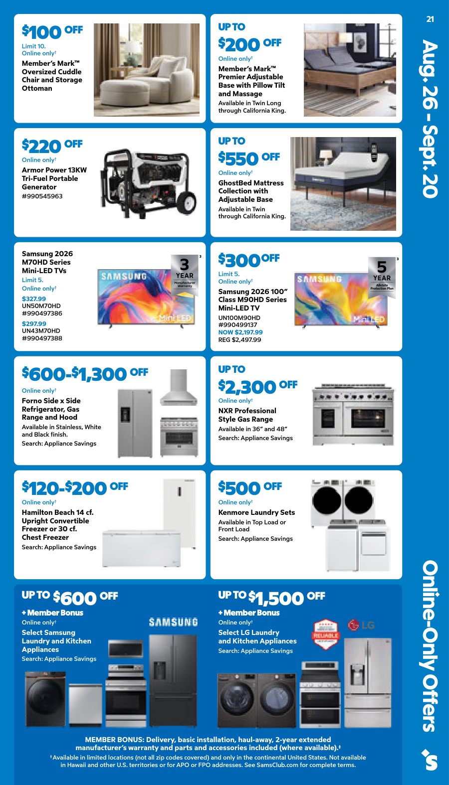 Sam’s Club Ad (August 26 - September 20, 2026) Preview - Image 21 Sam’s Club Ad (August 26 - September 20, 2026) Preview - Page