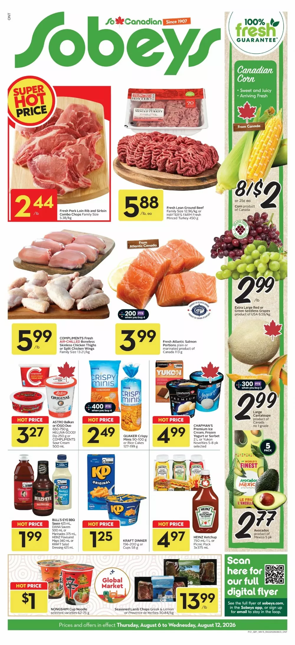 Sobeys Flyer (August 6 - 12, 2026) Preview - Image 1 August 6 - 12