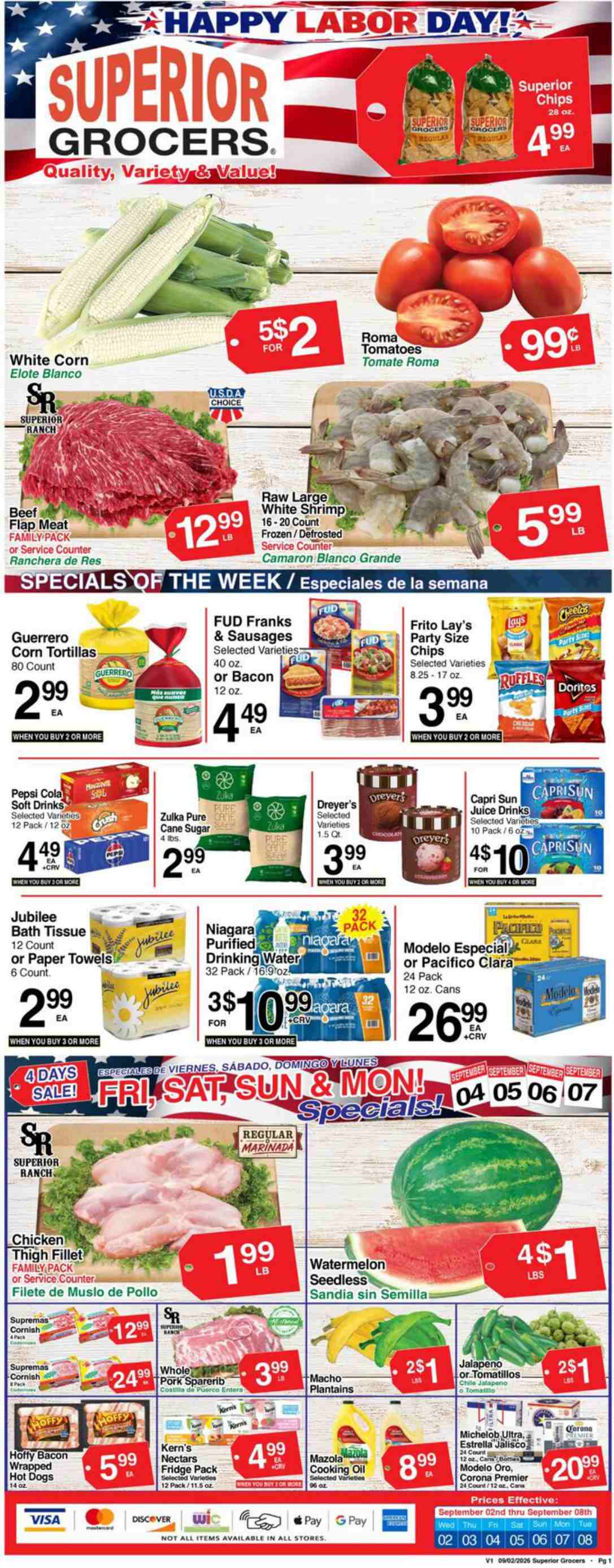 Superior Grocers Weekly Ad (September 2 - 8, 2026) Preview - Image 1 Superior Grocers Weekly Ad (September 2 - 8, 2026) Preview - Page