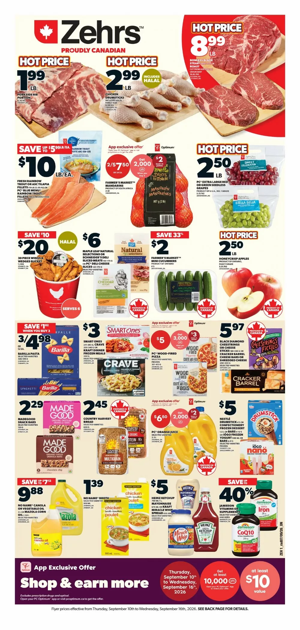 Zehrs Flyer (September 17 - 23, 2026) Preview - Page