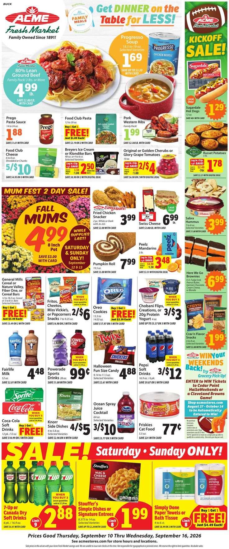Acme Fresh Market Weekly Ad (September 17 - 23, 2026) Preview - Page