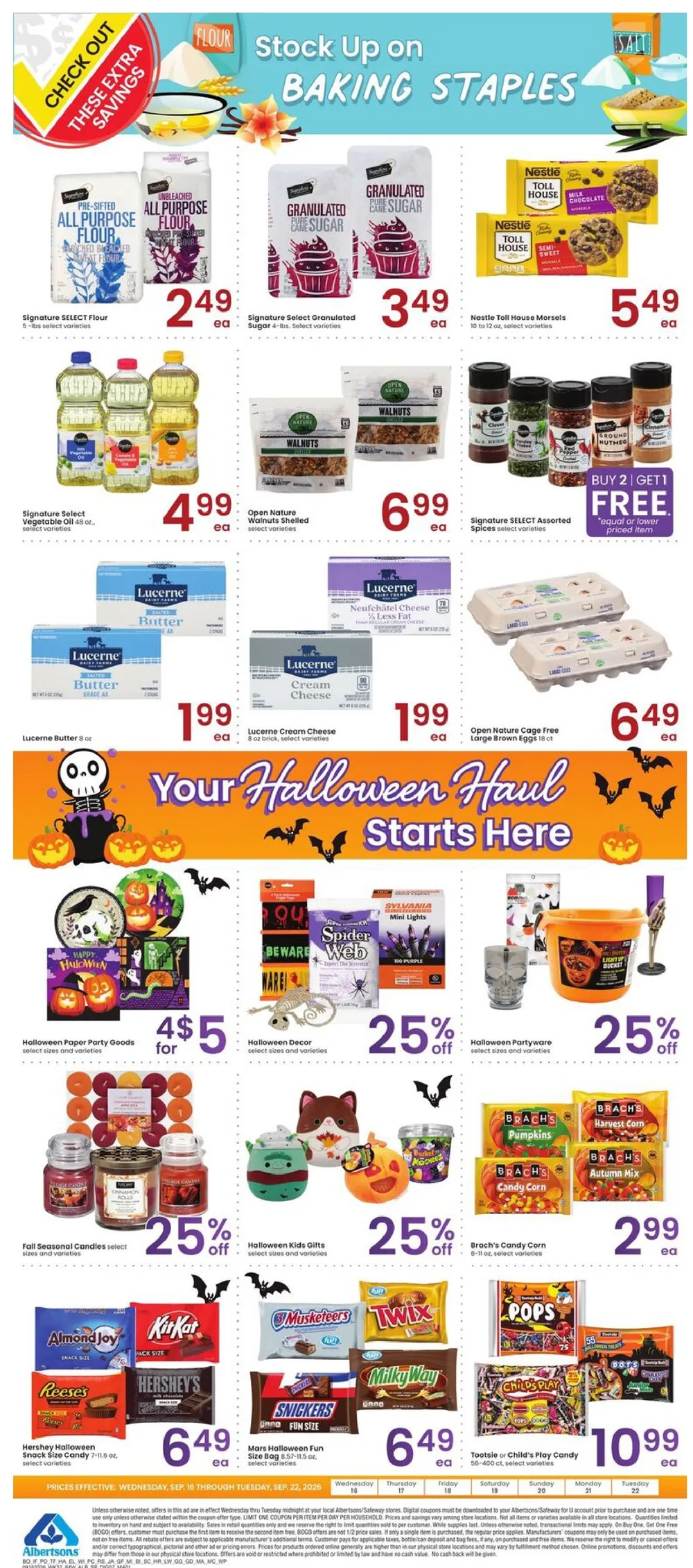 Albertsons Weekly Ad (September 16 - 22, 2026) Preview - Page