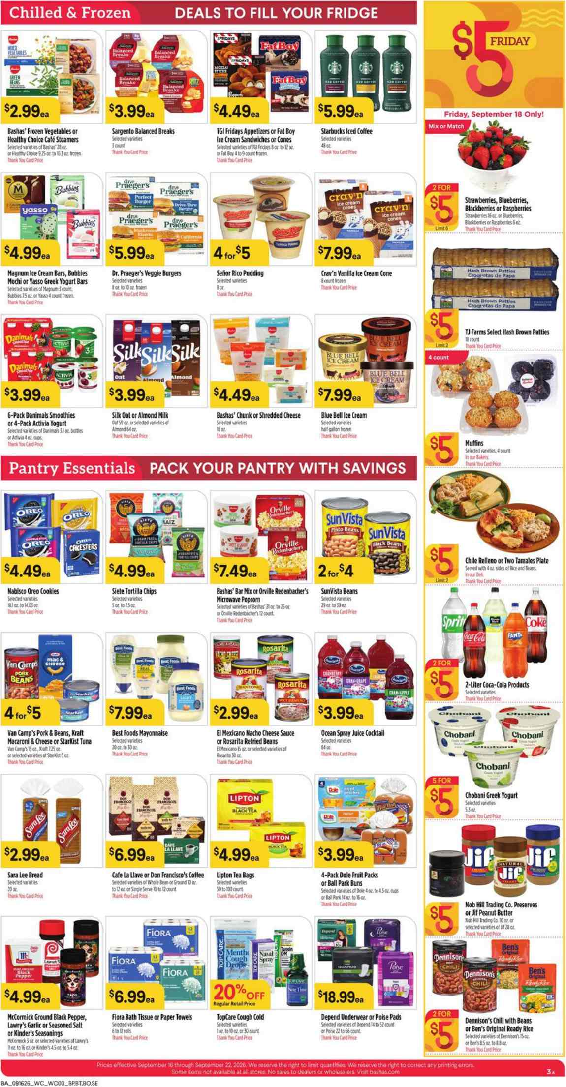 Bashas' Weekly Ad (September 16 - 22, 2026) Preview - Page