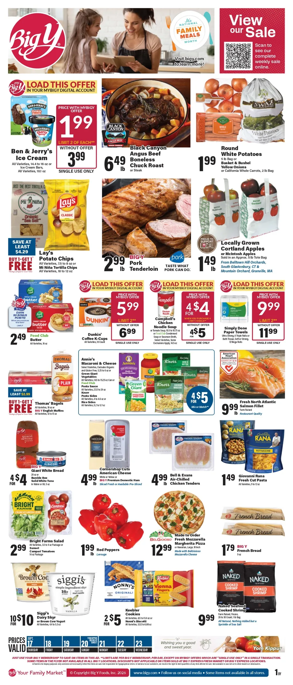 Big Y Weekly Ad (September 17 - 23, 2026) Preview - Image 1 Big Y Weekly Ad (September 17 - 23, 2026) Preview - Page
