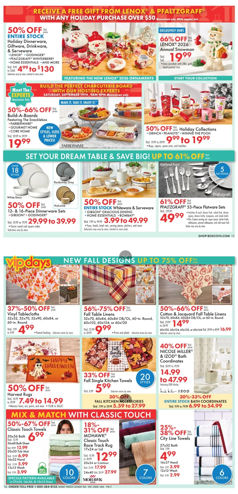 Boscov's Weekly Ad (September 17 - 30, 2026) Preview - Page