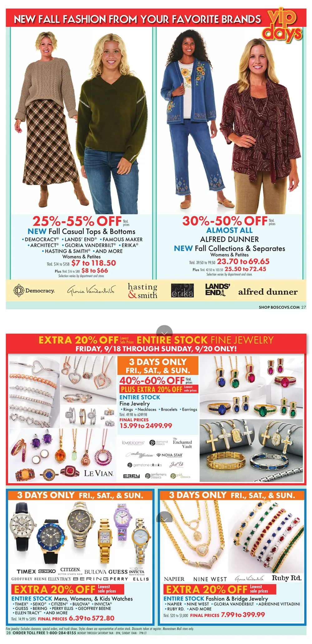 Boscov's Weekly Ad (September 17 - 30, 2026) Preview - Page