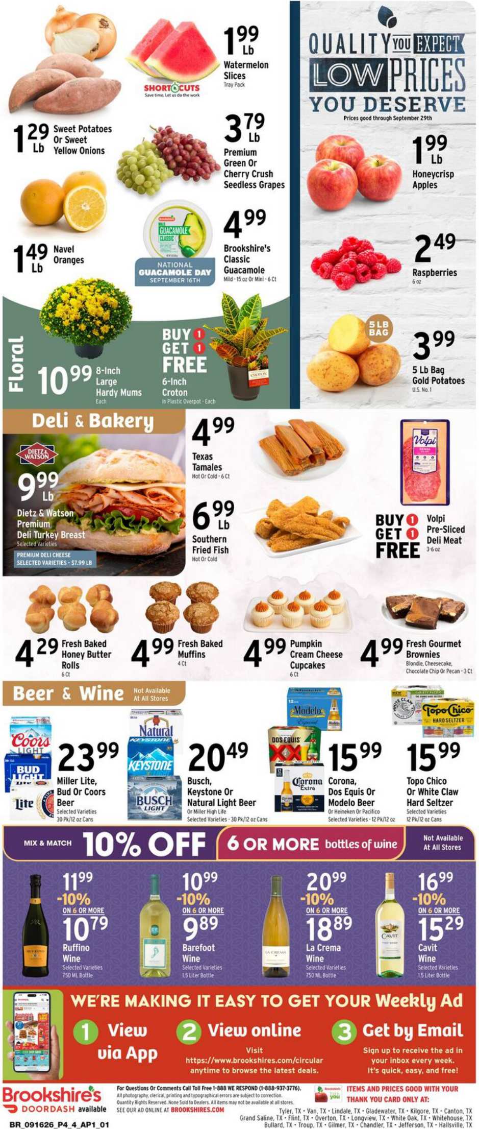 Brookshire's Weekly Ad (September 16 - 22, 2026) Preview - Page