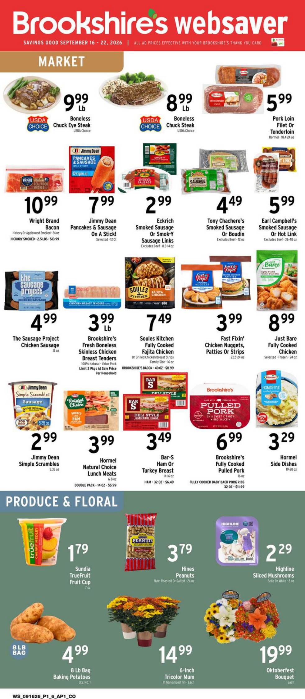 Brookshire's Weekly Ad (September 16 - 22, 2026) Preview - Page